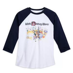 Disney World Vault Collection Preview Center Raglan Shirt L Adult NEW